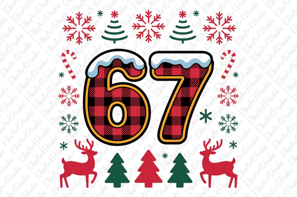 Download Christmas Six Seven Sublimation Png - Premium Bundle