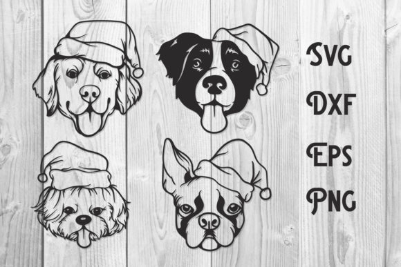 Download Christmas Dog Santa, Christmas Cut File - Christmas cut file Collection